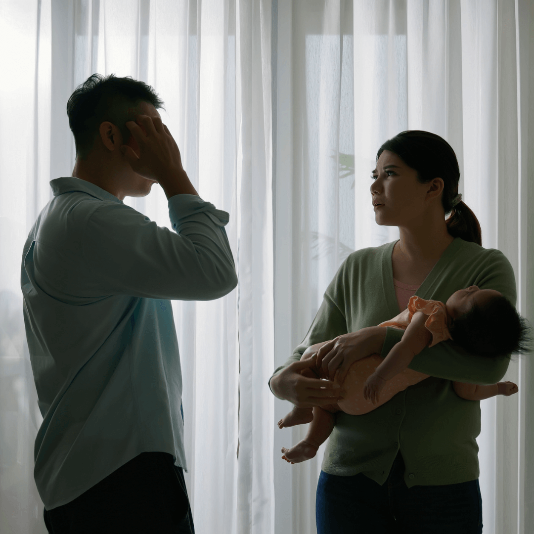 Couples struggle post baby